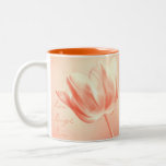 Peach Tulip Live, Laugh, Love Mug