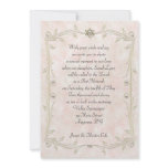 Peach Watercolor Bat Mitzvah Invitation