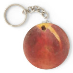 Peach Watercolor - Key Chain