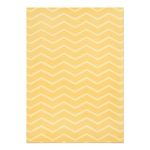 Peach Zigzag Bridal Shower Invitations