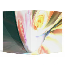 Peaches and Cream Abstract Binder