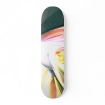Peaches and Cream Abstract Skateboard