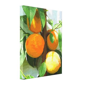 PEACHES wrappedcanvas