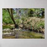 Peachtree creek rail fence poster