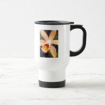 Peachy Cattleya Orchid Mug
