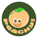 Peachy Dark stickers