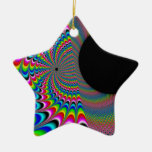 Peackock A Delic - Fractal Art Ornament