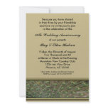 Peacock 50th Anniversary Party Invitations