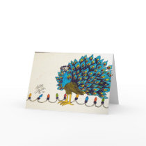 Peacock and Lights cards