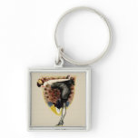 Peacock and Pin Up Key Chains