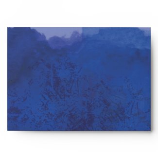 Peacock &amp; Anemone Customizable Wedding Envelope