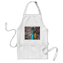 peacock apron