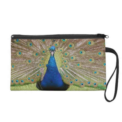 Peacock Bag Wristlet Clutch