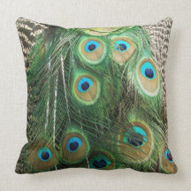 Peacock Beauty Pillow