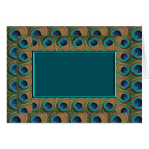 Peacock blank card for any event or occscasion