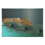 Peacock Bling Placemat