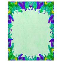 Peacock Bloom Flame Letterhead
