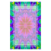 Peacock Bloom Lined Stationery