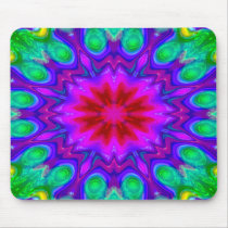 Peacock Bloom Mousepad