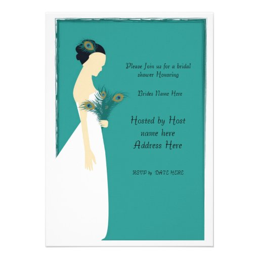 peacock_bridal_invite-01, Please Join us for a ...