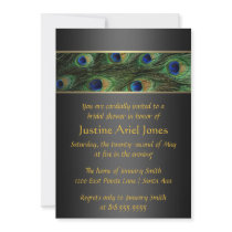 Peacock Bridal Shower Invitation