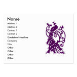 peacock business card business cards