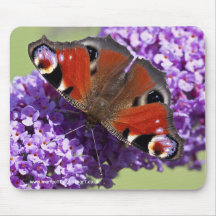 Peacock Butterfly Mousemat Mouse Pads
