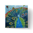 Peacock Button button