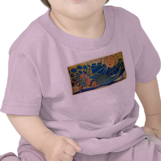 Peacock Chariot Tshirts