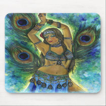 Peacock Dancer  Mousepad