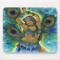 Peacock Dancer  Mousepad