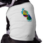 Peacock Dog T Shirt