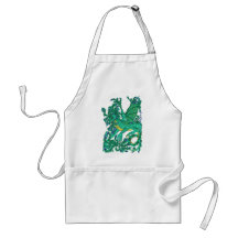 Peacock Dragon Aprons