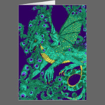 Peacock Dragon cards