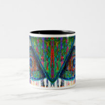 Peacock Eyes Mug