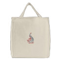 Peacock Fantasy Tote embroidered bags by Embroidery4U Peacock Fantasy Tote embroidered bags