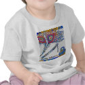 Peacock Feather and Flute - Hare Krishna t-shirts