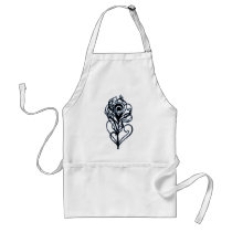 Peacock Feather aprons