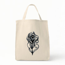 Peacock Feather bags by JuJuGarden Peacock Feather bags