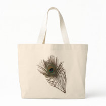 Peacock feather bags