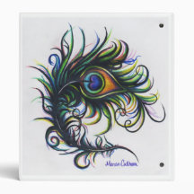 Peacock Feather Binder