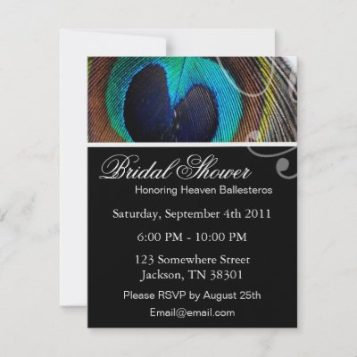 Bridal Shower Invitation on Images Of Peacock Bridal Shower Invitations