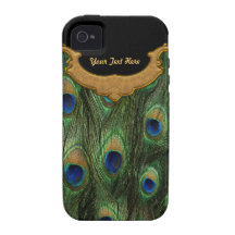 Peacock Feather - Case Mate Vibe iPhone 4 Covers