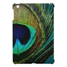 Peacock Feather Colorful Elegant iPad Mini Case