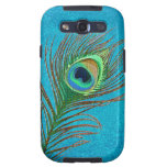 Peacock feather decorative Samsung Galaxy cases casemate cases