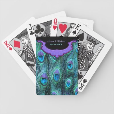 Peacock Feather Drama - Customize Card Deck