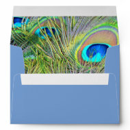 Peacock Feather Envelope envelope