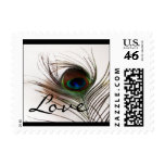 Peacock Feather Glamor Postage