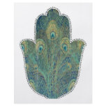 Peacock Feather Hamsa flyers