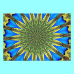 Peacock Feather Kaleidoscope 3 invitations